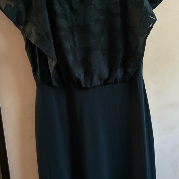 connected apparel Dresses & Skirts - Connected Apparel forest green Floral Dress size 12